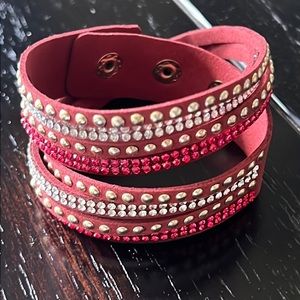 Red/gold wrap bracelet-NEW